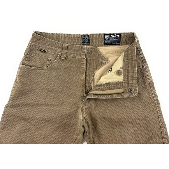 Kuhl Mens Exile Kord Pants Mens Hiking Workwear Gorpcore Heavyweight Size 32x32 - Picture 2 of 13